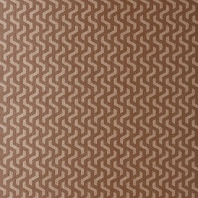 Tapet Rattan, Burnt Orange Luxury Geometric, 1838 Wallcoverings, 5.3mp / rola