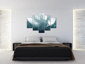 Tablou - Pene albe (150x105 cm)