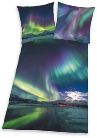 Lenjerie de pat din bumbac Aurora, 135 x200 cm, 80 x 80 cm