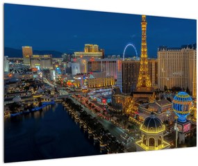 Tablou cu Las Vegas nocturn (90x60 cm)
