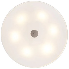 Plafoniera rustică albă 70 cm - Drum