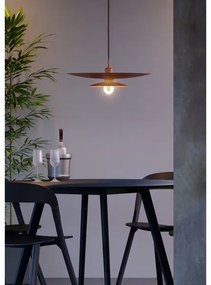 Redo 01-3049 - Lustru suspendat pe cablu GUNNAR 1xE27/42W/230V diam. 50 cm portocaliu