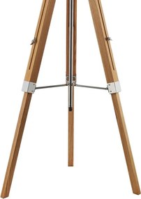 Där Lighting EAS4943 - Lampă de podea EASEL 1xE27/60W/230V maro