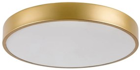 Plafoniera LED design slim Tesia auriu 40cm