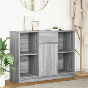 vidaXL Bufetă cu sertar Gri Sonoma 101x35x76 cm Lemn prelucrat