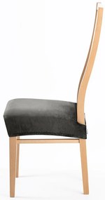 Restilo Husă elastică pentru scaun Sento gri închis, 40 x 40 + 5 cm
