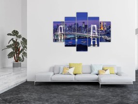 Tablou metropolei nocture (150x105 cm)