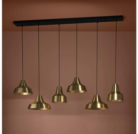 Lustră pe cablu Eglo 390017 SAVARNA 6xE27/40W/230V auriu