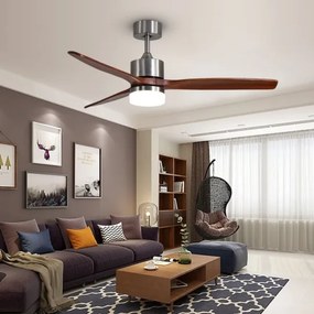 Ventilator LED Immax NEO 07165-S ELEGANTE LED/18W/230V Wi-Fi Tuya + telecomandă
