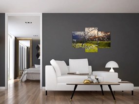 Tablou - Peisaj cu pomul înflorit (90x60 cm)