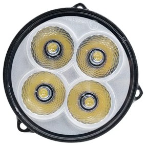 Proiector LED pentru tractor BLACK LED/20W/10-30V IP69 5700K rotund