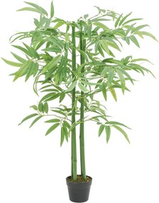 vidaXL Arbore din bambus artificial 384 de frunze 120 cm verde