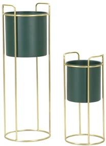 Mauro Ferretti Suport Vaza Set 2 Bucati cm Ø 24X70-19,5X45 | Aosom Romania