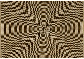 vidaXL Covor Natural și Negru 160 x 230 cm Iută