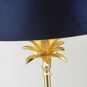 Veioza, Lampa de masa eleganta Palm bleumarin