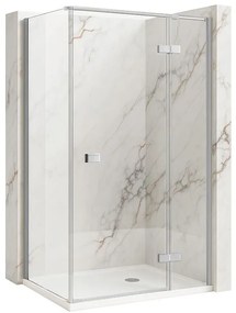 Cabina de dus Rea Atlas 80x100 cu deschidere pe dreapta crom