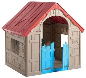 Casuta de joaca Keter Wonderfold, multicolora model 2