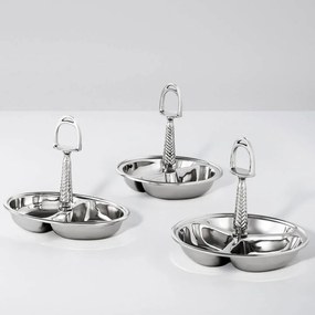 Bol cu 3 compartimente design elegant Wisard 107412 HZ