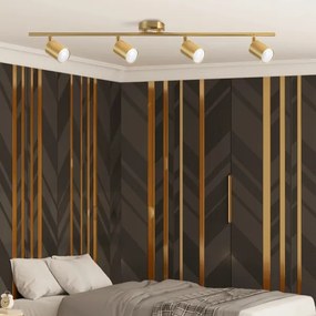 Spot GOLDI 4xGU10/10W/230V auriu