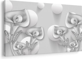 Tablou -Design flori (90x60 cm)