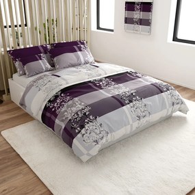 Lenjerie de pat din microfibra LUXURY mov Dimensiune lenjerie de pat: 70 x 90 cm | 140 x 200 cm