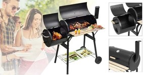 2 in 1 Gratar carbune BBQ si Smoker