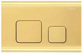 Set cadru pentru vas de toaletă cu buton F  Gold