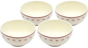 Mäser Set de boluri Lova Red 14 cm, 4 buc.