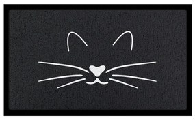 Covoraș de intrare 40x70 cm Cat Face – Artsy Doormats