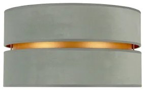 Plafonieră Duolla DUO 1xE27/15W/230V d. 40 cm verde deschis/auriu