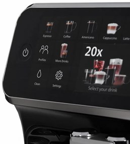 Espressor automat Philips EP5541/50 5500 LatteGo, 1500W, 15 bar, 1,8 L, Rasnita ceramica cu 12 treote, TFT, AquaClean, SilentBrew, AromaExtract, ExtraShot, Negru