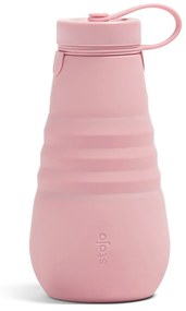 Sticlă pliabilă Stojo Bottle Carnation, 590 ml, roz