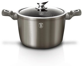 Oala cu capac 26 cm Carbon Metallic Line Berlinger Haus BH 1248N