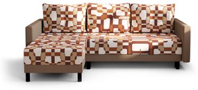 Colțar Glimmer L (capuccino + multicolor) (S). 1057141
