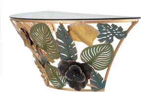 Consola cu fixare pe perete Amaz, Mauro Ferretti, 120x40.5x37.2 cm, fier, multicolor