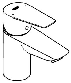 GROHE START EDGE 23773001 - Baterie pentru lavoar, mărime S, crom lucios