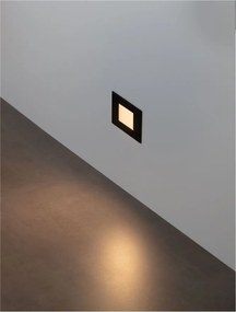 Spot LED incastrabil exterior, ambiental, IP65, RUDY negru