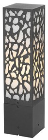 Stâlp modern pentru exterior negru 40 cm IP44 - Nicole