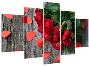 Tablou cu trandafiri (150x105 cm)
