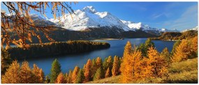 Tablou - Toamna în Alpi (120x50 cm)