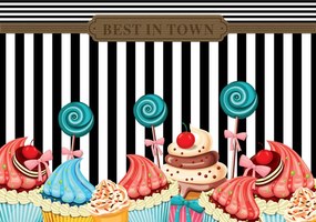 Fototapet - Cupacake (152,5x104 cm)