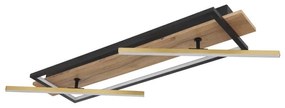 Plafoniera LED design indistrial Beatrix negru 81,5,5x40,5cm