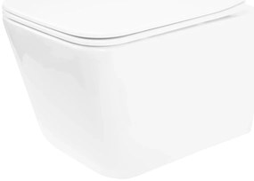 Rea Julio vas wc cu capac soft-close agatat da alb REA-C4803