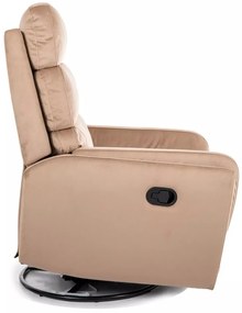 Fotoliu recliner Argos velvet bej Blu28