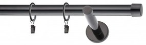 Galerie SIMPLA PRINDERE PERETE PICIOR UNIVERSAL 25 mm DOP NEGRU (Alege marime: 180 cm)
