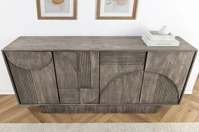 Comoda cu model optic 3D, Lemn, ART DECO 170cm