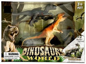 Dinozaur set de figurine din plastic, 2 bucăți in cutie