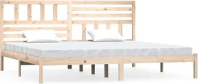 vidaXL Cadru de pat, 200x200 cm, lemn masiv de pin