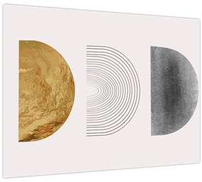 Tablou pe sticlă - Arcuri rustice N⁰3 (70x50 cm)