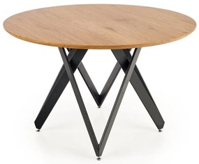 Masa de bucaterie Mozambic, stejar auriu / negru
